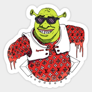 UNLEASH SHREK Sticker